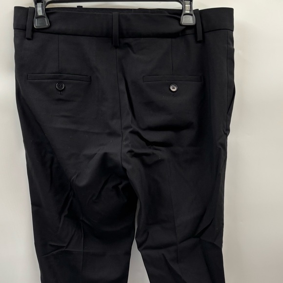 Theory Women's‎ 6 Wool Black Straight Leg Dress Pants - Picture 4 of 5